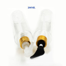 Botella plástica de la bomba del electrochapado 200ml para el perfume y la loción (NB20304)